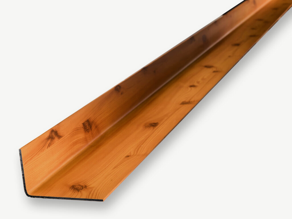 AluTeck Winkel-/Eckprofil in Holzoptik hell