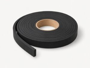 Rolle schwarzes Gummiband 20 × 8 mm für die Verlegung auf Fliesen